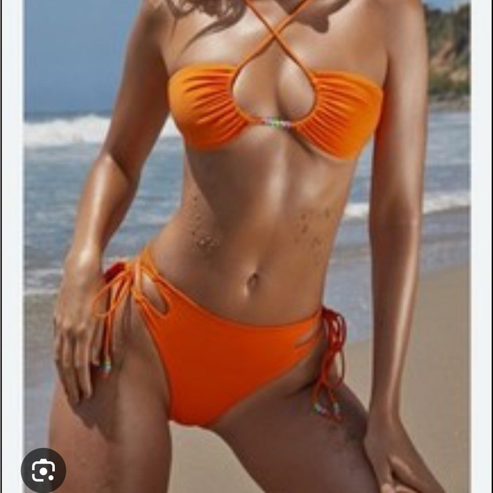 Neena swim Orange Bottom